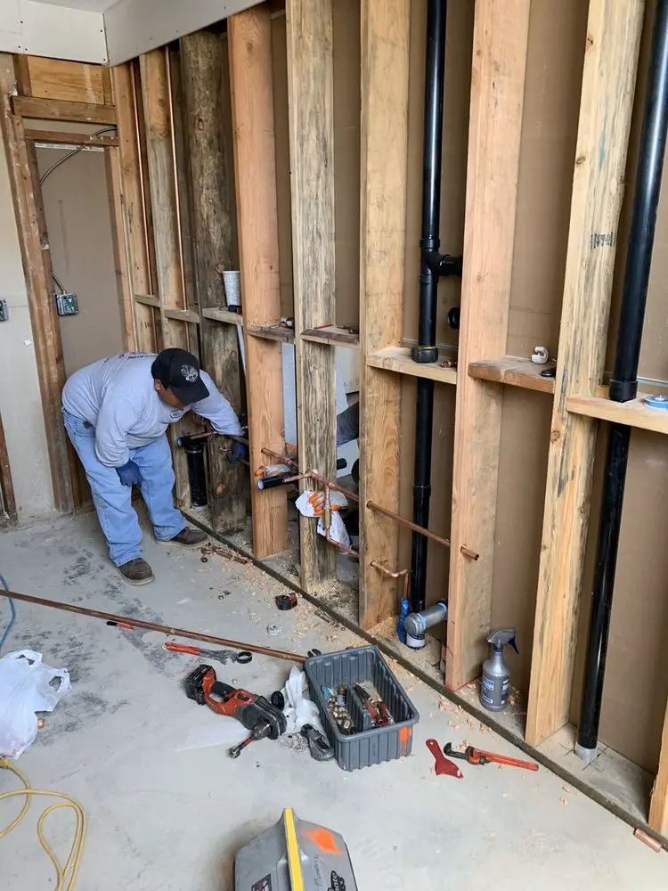 Commercial rough-in plumbing for Water Heater Replacement in Woodsdale Park